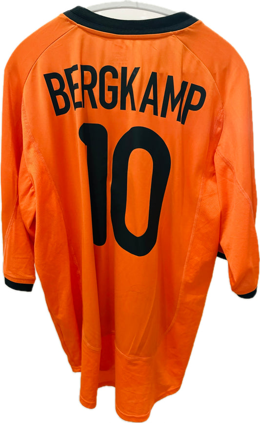 2000 Netherlands Home Shirt Dennis Bergkamp - 9/10 - (XXL)