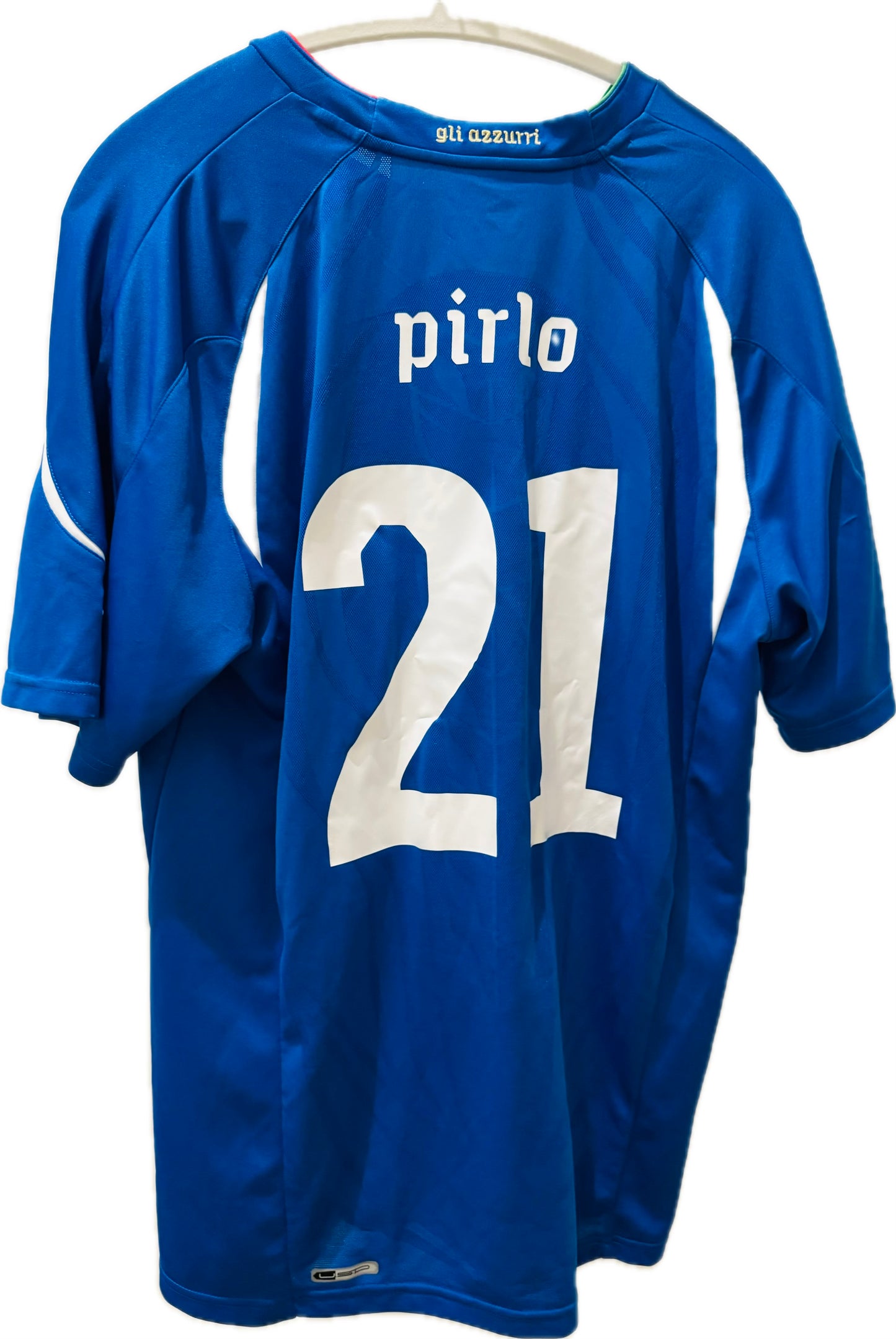 2012-13 Italy Home Shirt Pirlo - 9/10 (XL)