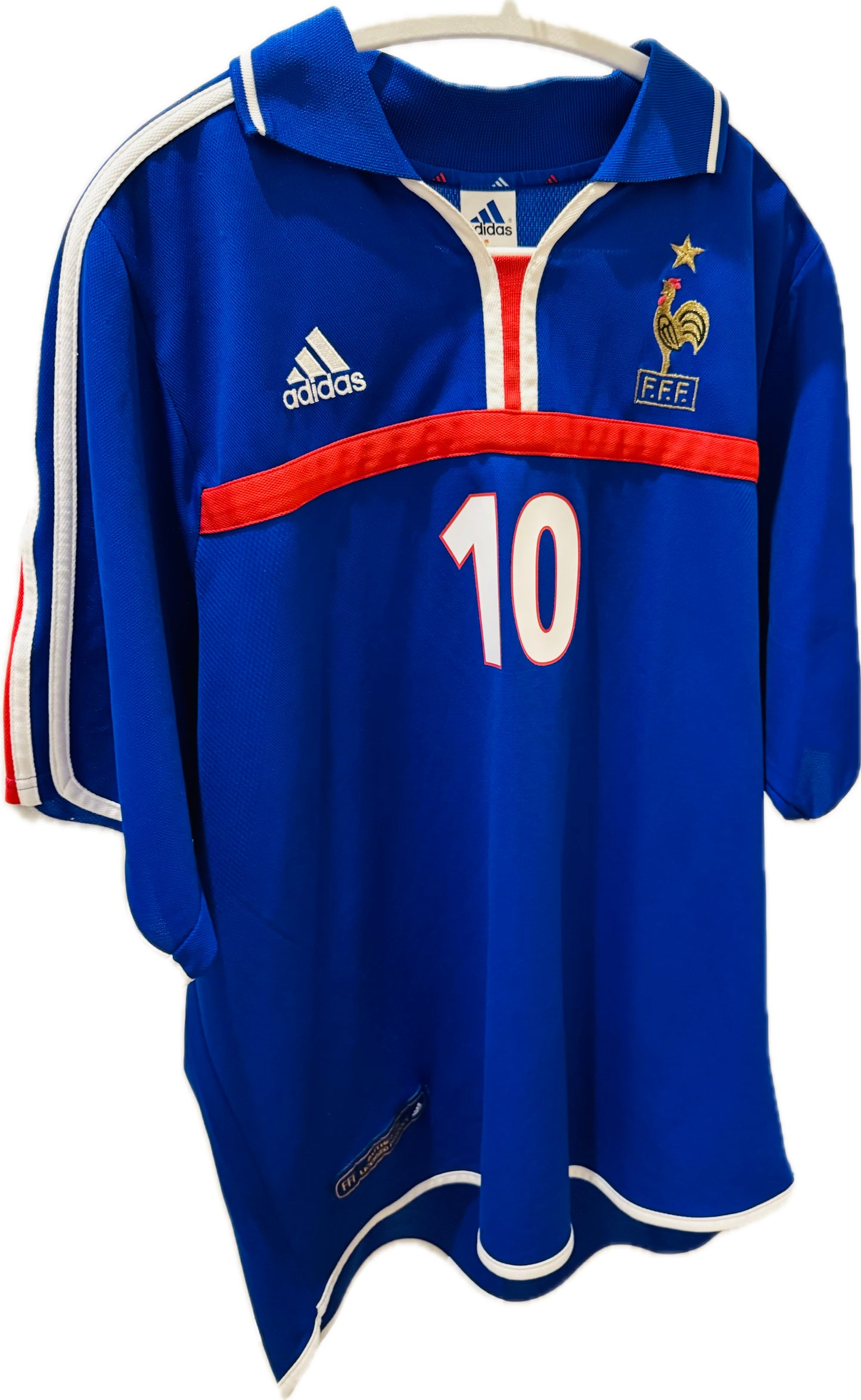 2002 France Home Shirt Zidane - 9/10 (XL)