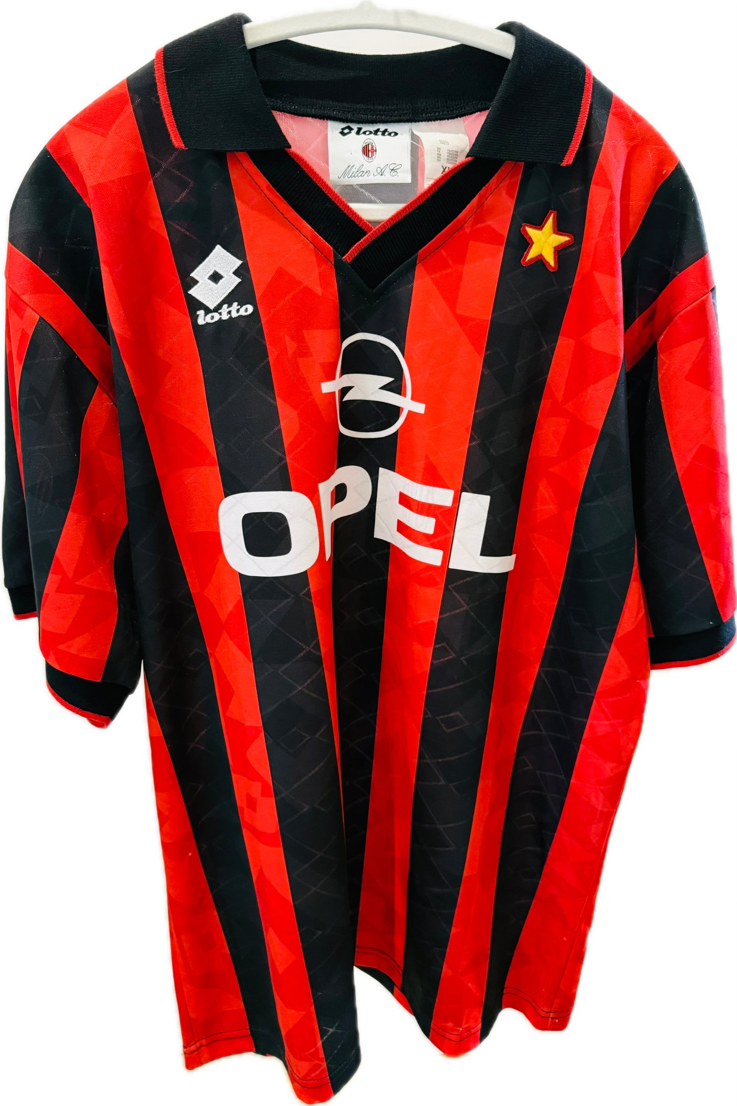 1994–95 AC Milan Home Shirt - 9/10 - (XL)