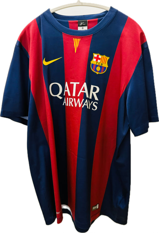 2014-15 Barcelona Home Shirt Messi - 9/10 - (XL)