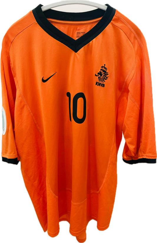 2000 Netherlands Home Shirt Dennis Bergkamp - 9/10 - (XXL)