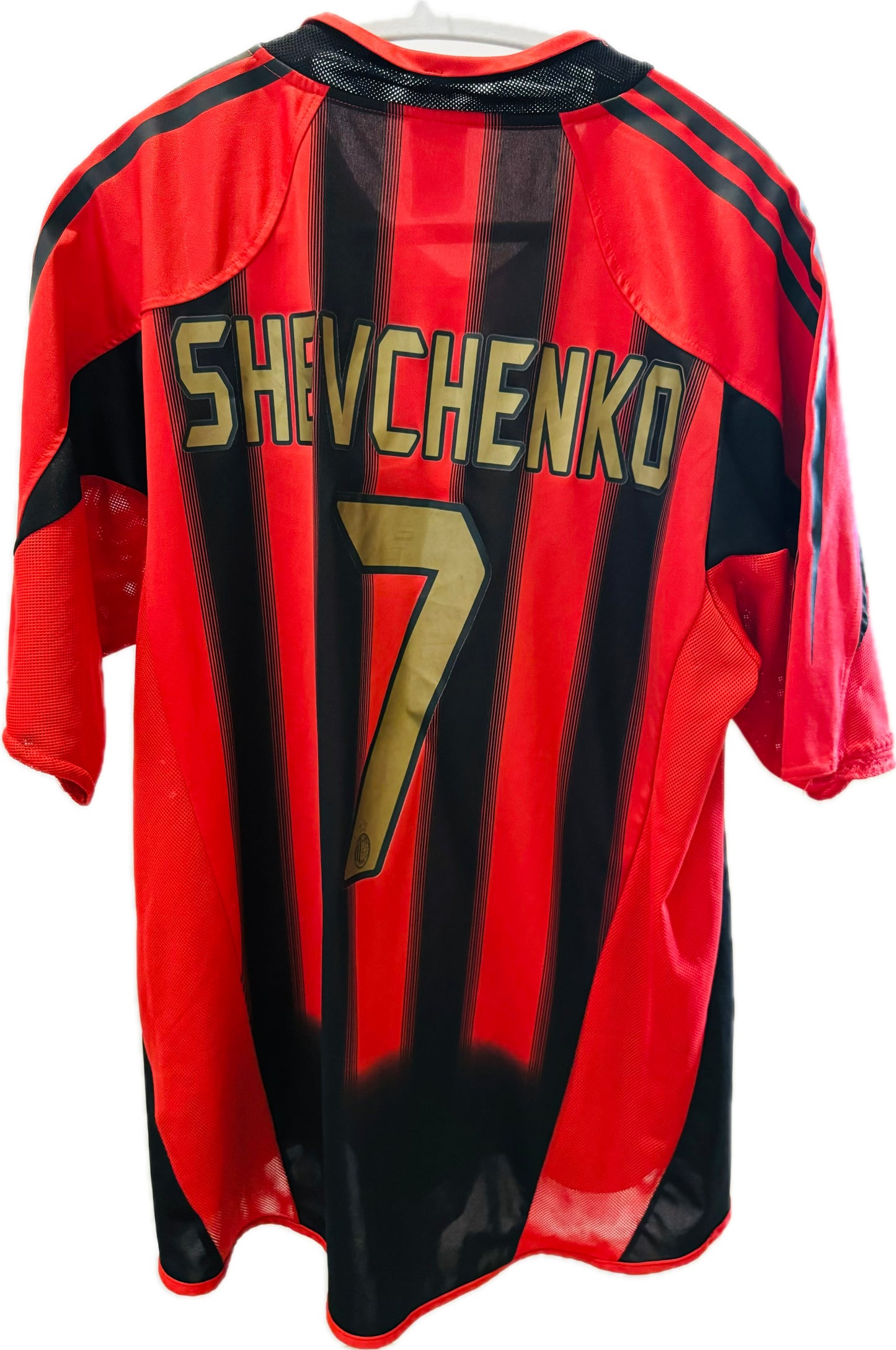 2004-05 AC Milan Home Shirt Shevchenko - 9/10 - (XL)