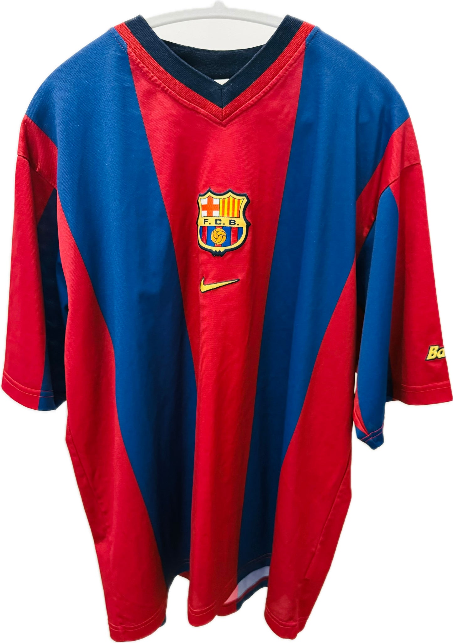 2000-01 Barcelona Home Shirt - 9/10 (XL)