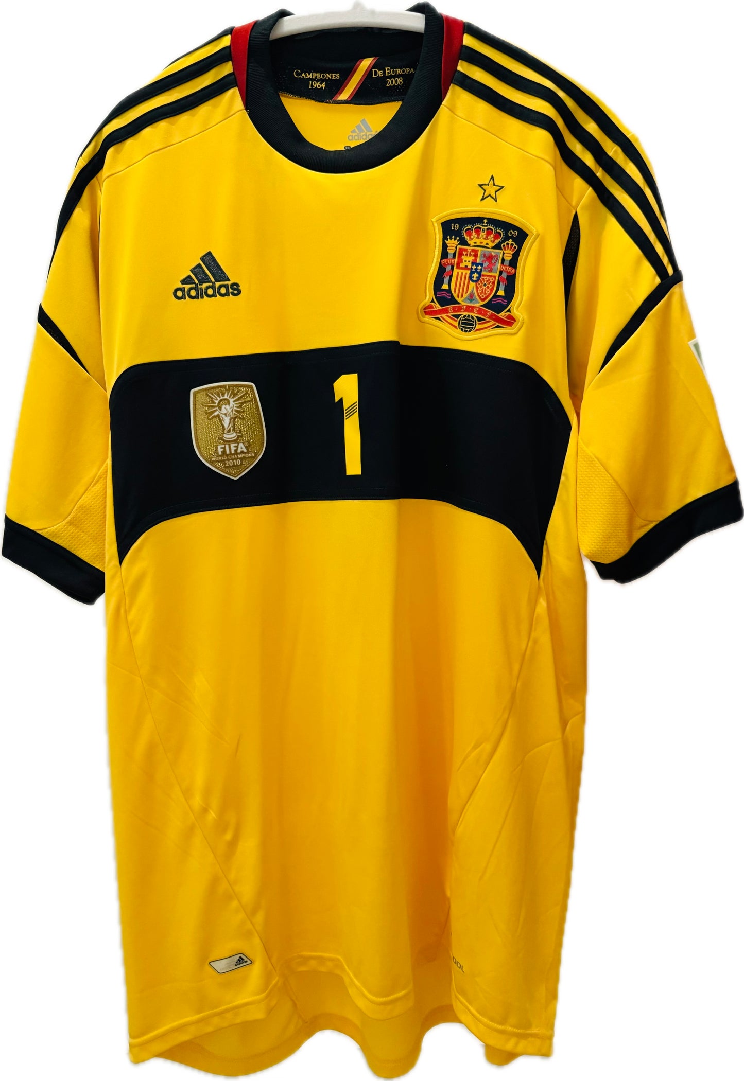 2010-12 Spain Goalkeeper Shirt Casillas - 9/10 (XL)
