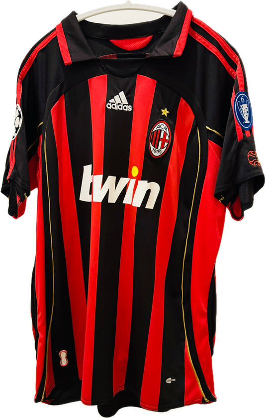 2006-07 AC Milan Home Shirt Maldini - 9/10 (XL)