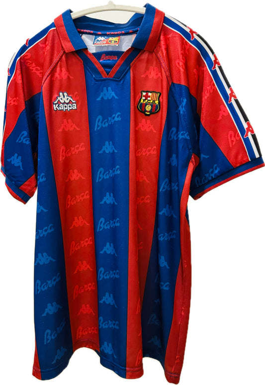 1995-97 Barcelona Home Shirt - 9/10 (XL)