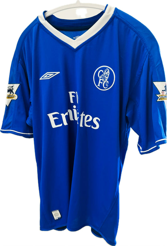 2003-05 Chelsea Home Shirt Crespo - 9/10 (L)