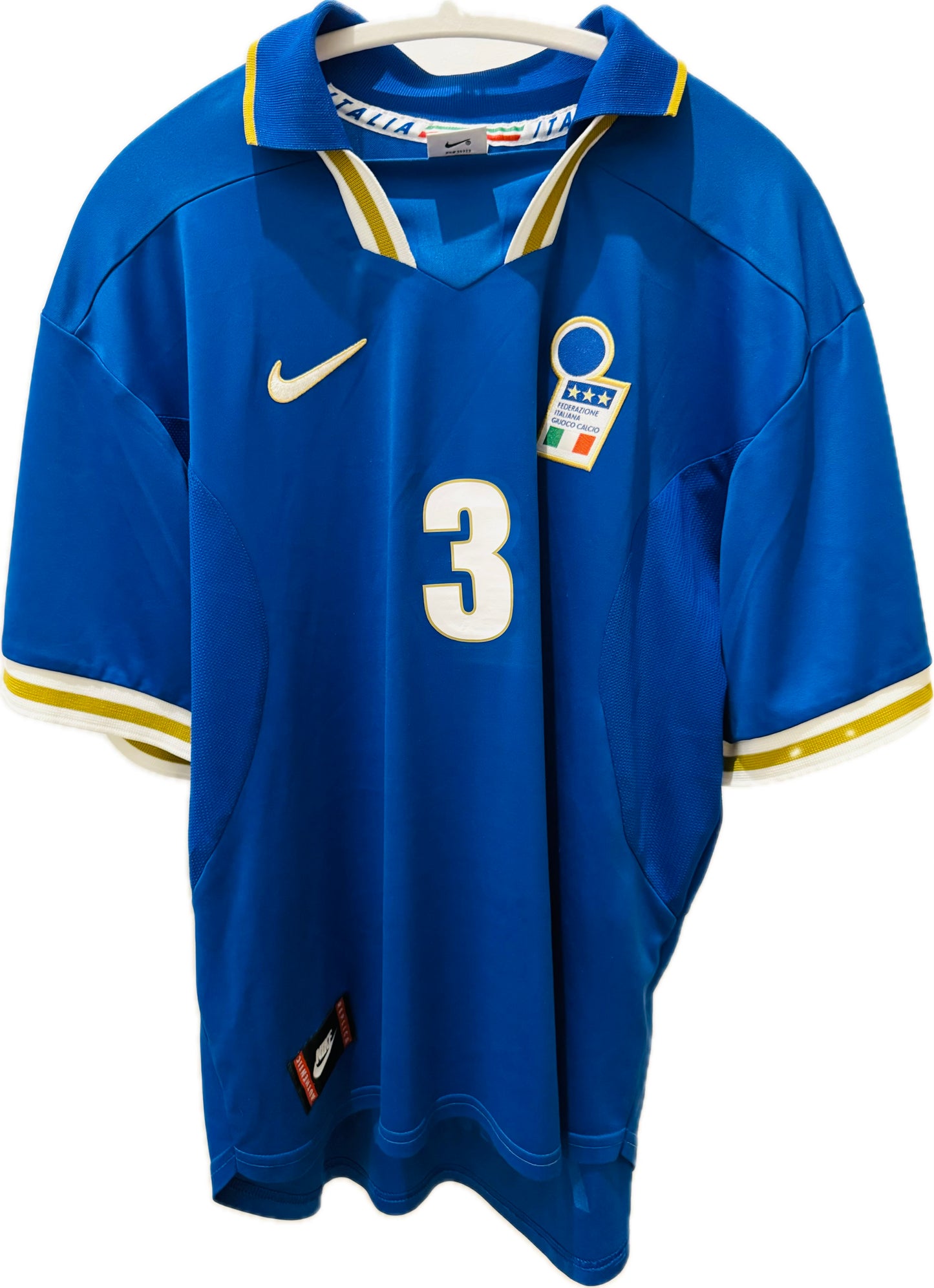 2000 Italy Home Shirt - Paolo Maldini - 9/10 (XL)