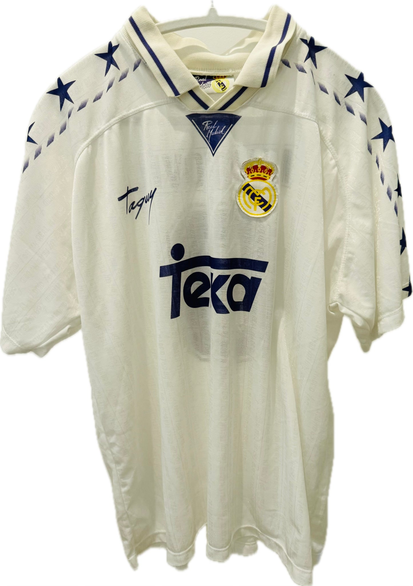 1996-97 Real Madrid Home Mijatović - 9/10 (XXL)