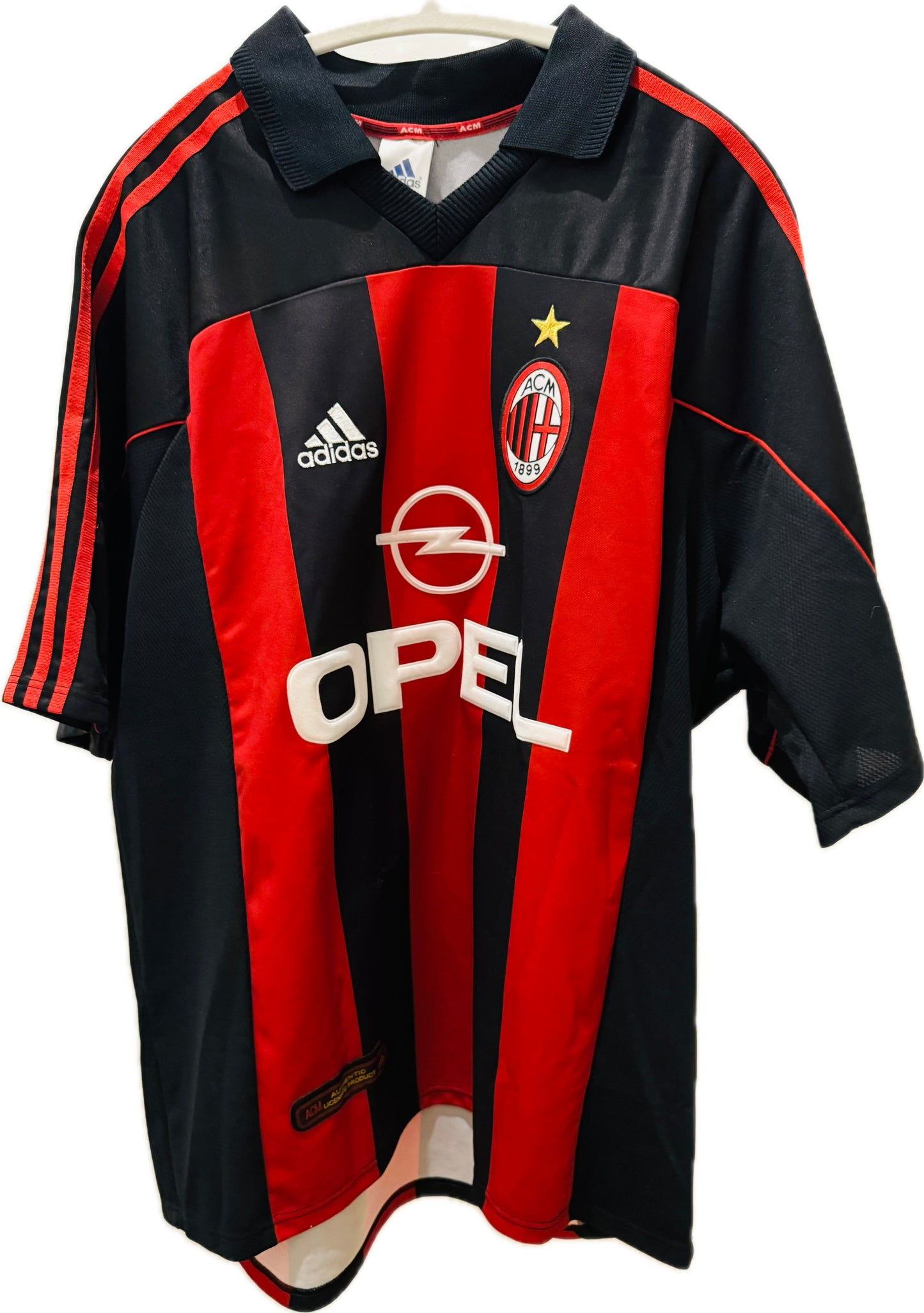 2000-01 AC Milan Home Shirt - 9/10 (XL)