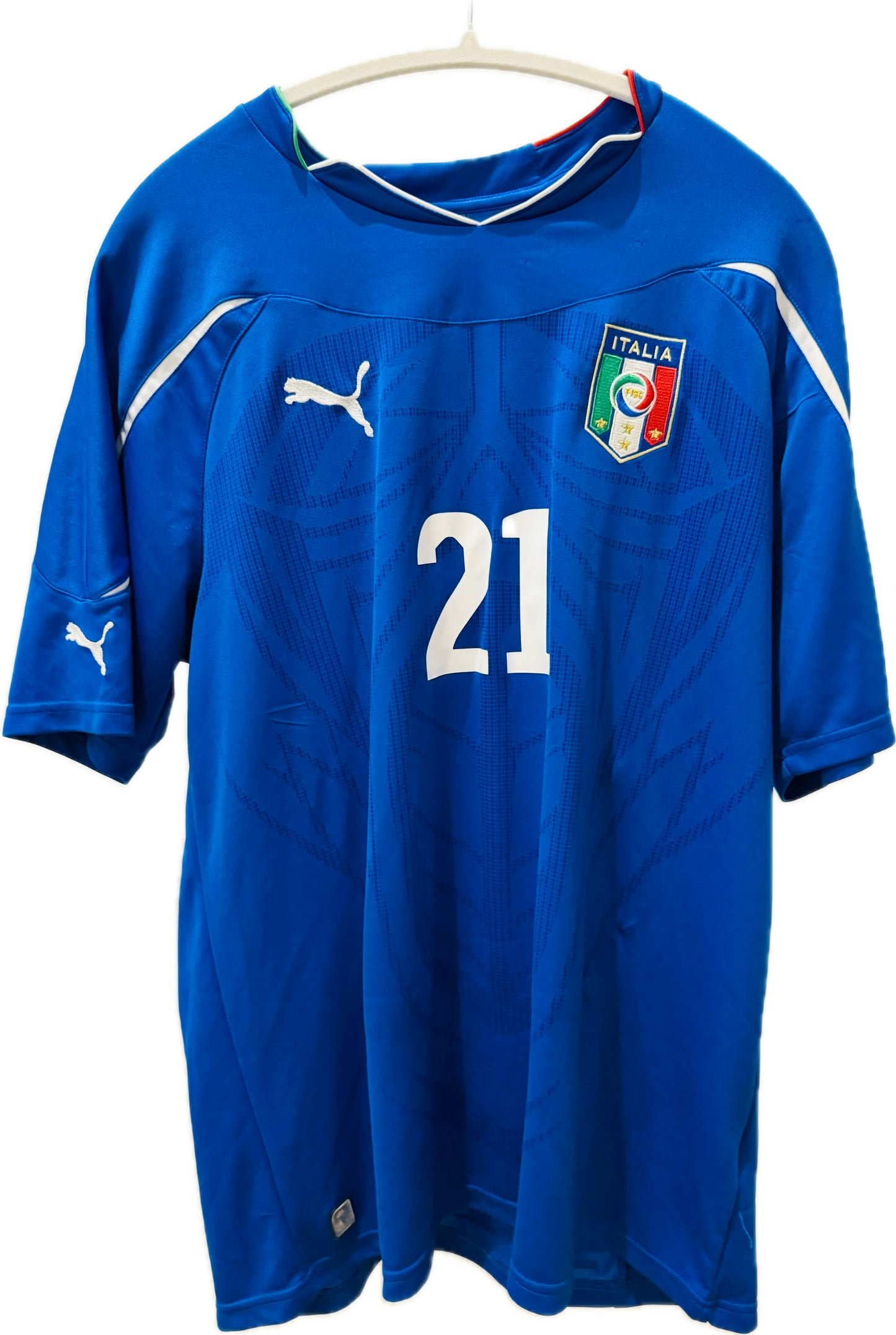 2012-13 Italy Home Shirt Pirlo - 9/10 (XL)